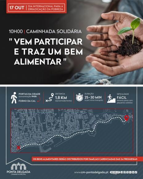 Caminhada Solid&aacute;ria no Dia Internacional para a Erradica&ccedil;&atilde;o da Pobreza